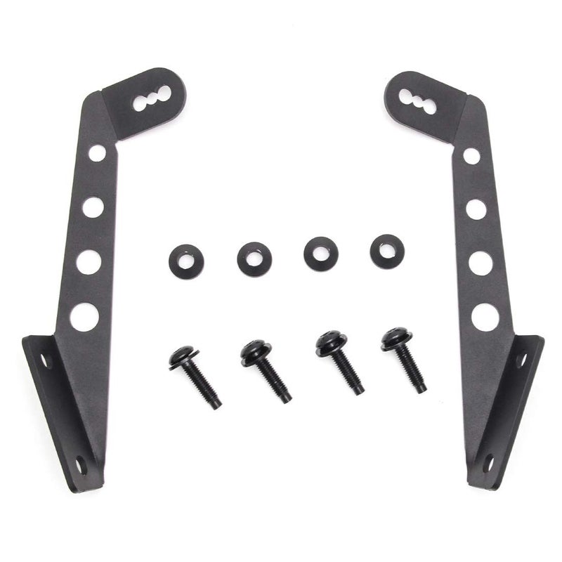 KMFCDAE for Jeep JL Hood Light Bar Mount 32 inch LED Light Bar Mounting Bracket fit for Jeep Wrangler JL Gladiator JT 2018 2019 2020 2021 2022 2023 - Image 3